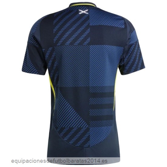 Nuevo Tailandia 1ª Camiseta Escocia 2024 Azul Baratas